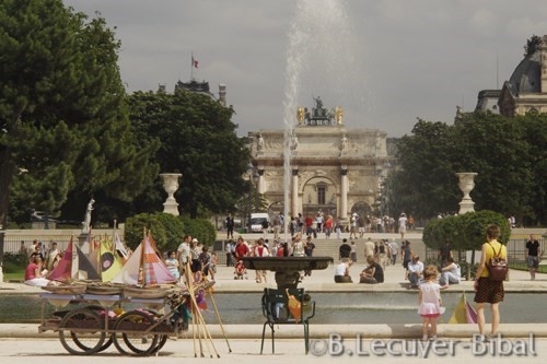 Jardin des Tuileries,petit Arc de Triomphe